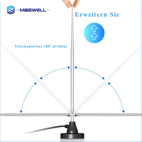 Mit magnetfuß dab radio - dab,