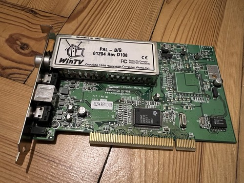 Hauppauge wintv pci tuner - pci, tv-tuner