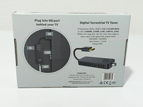 Deko mini dvb hevc h - tv,
