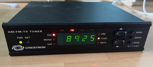 Crestron tune fm tv - st-tune, am/fm-tv