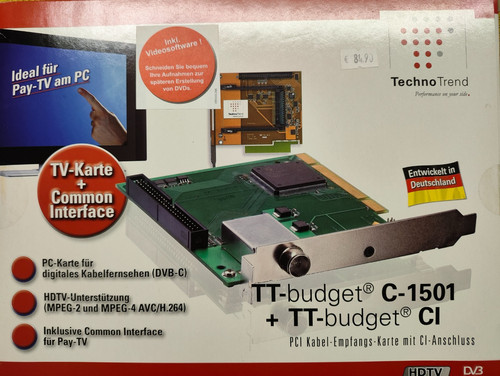 Technotrend 1501 dvb c - c-1501, tv