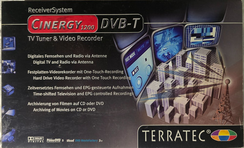 Terratec cinergy 1200 dvb - terratec, dvb-t